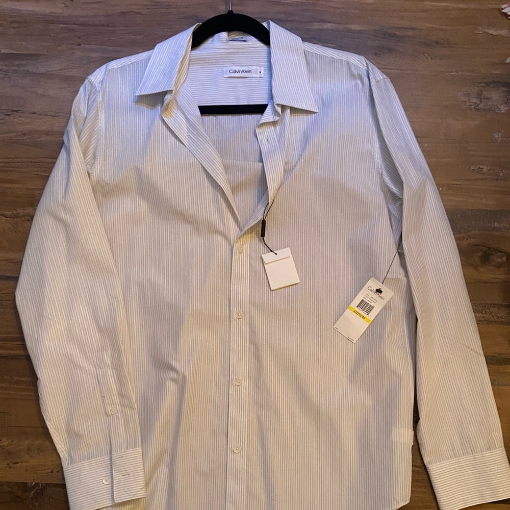 Size medium Calvin Klein dress shirt brand new with tags